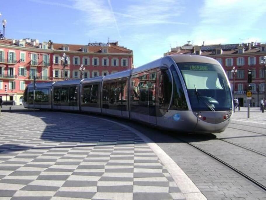 Studio Avec Clim A 100M Plage - 15Min Centre Ville Nizza Exterior foto